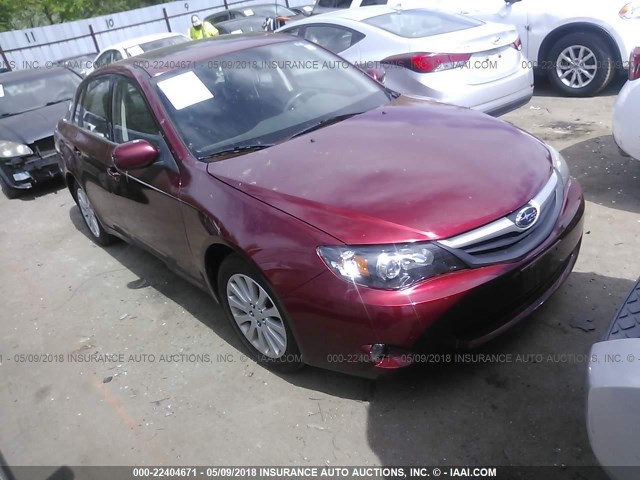 JF1GE6B6XBH517031 - 2011 SUBARU IMPREZA 2.5I PREMIUM MAROON photo 1