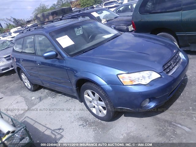 4S4BP62C377312244 - 2007 SUBARU LEGACY OUTBACK 2.5I LIMITED BLUE photo 1