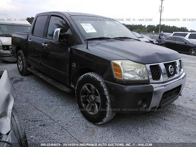 1N6AA07AX4N537867 - 2004 NISSAN TITAN XE/SE/LE GRAY photo 1