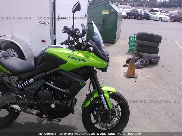 JKALEED19EDA08478 - 2014 KAWASAKI KLE650 D GREEN photo 5