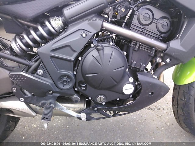 JKALEED19EDA08478 - 2014 KAWASAKI KLE650 D GREEN photo 8