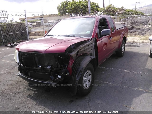 1N6BD0CT6CC401040 - 2012 NISSAN FRONTIER S/SV RED photo 2