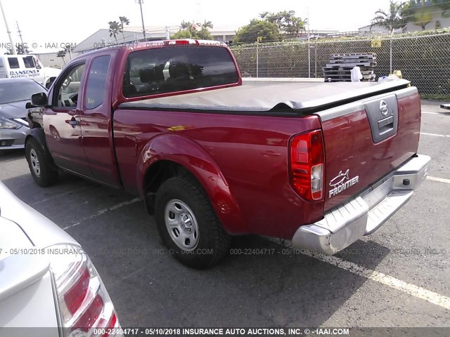 1N6BD0CT6CC401040 - 2012 NISSAN FRONTIER S/SV RED photo 3