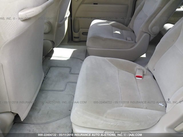 5FNRL38285B093915 - 2005 HONDA ODYSSEY LX GRAY photo 8