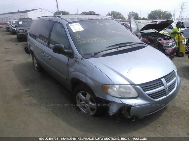 2D4GP44L15R209852 - 2005 DODGE GRAND CARAVAN SXT BLUE photo 6