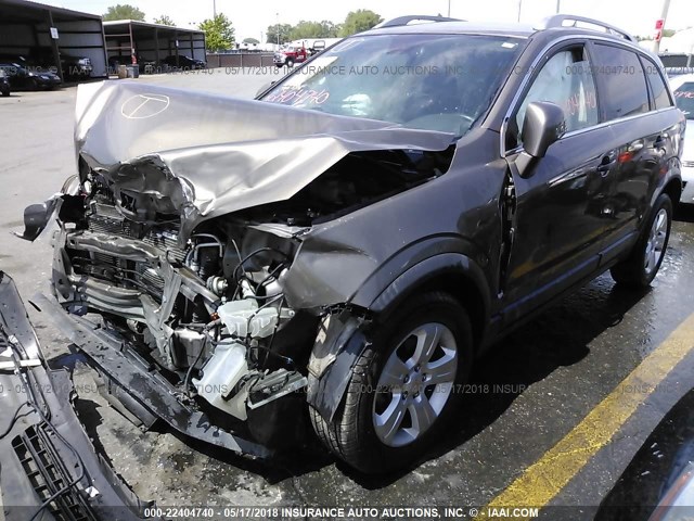 3GNAL2EK7ES555231 - 2014 CHEVROLET CAPTIVA LS BROWN photo 2