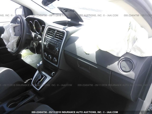 1B3CB4HA0AD590983 - 2010 DODGE CALIBER SXT SILVER photo 5