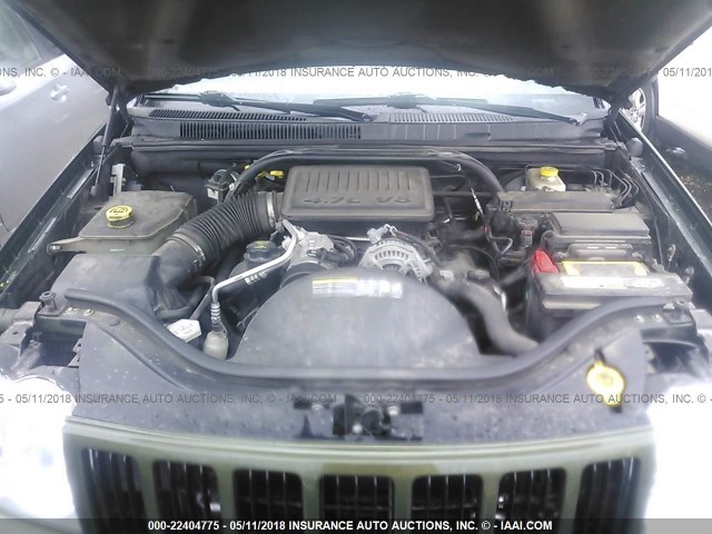 1J8HR48P97C548811 - 2007 JEEP GRAND CHEROKEE LAREDO/COLUMBIA/FREEDOM 绿色 照片 10