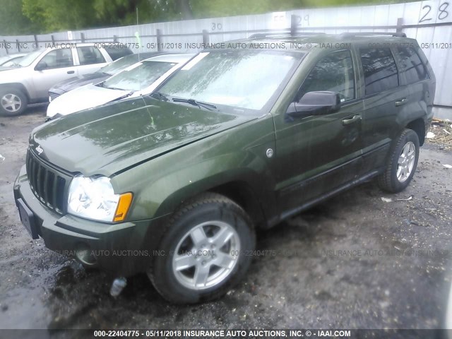 1J8HR48P97C548811 - 2007 JEEP GRAND CHEROKEE LAREDO/COLUMBIA/FREEDOM 绿色 照片 2