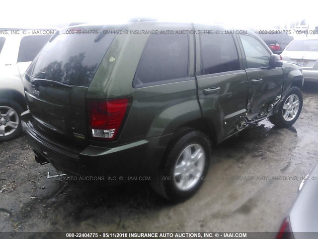 1J8HR48P97C548811 - 2007 JEEP GRAND CHEROKEE LAREDO/COLUMBIA/FREEDOM 绿色 照片 4