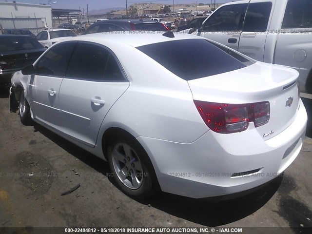 1G11B5SA8DF192541 - 2013 CHEVROLET MALIBU LS WHITE photo 3