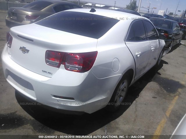 1G11B5SA8DF192541 - 2013 CHEVROLET MALIBU LS WHITE photo 4