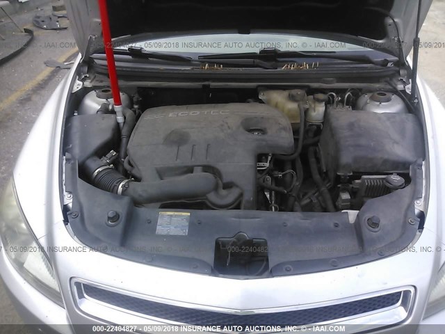 1G1ZG57B99F144785 - 2009 CHEVROLET MALIBU LS SILVER photo 10