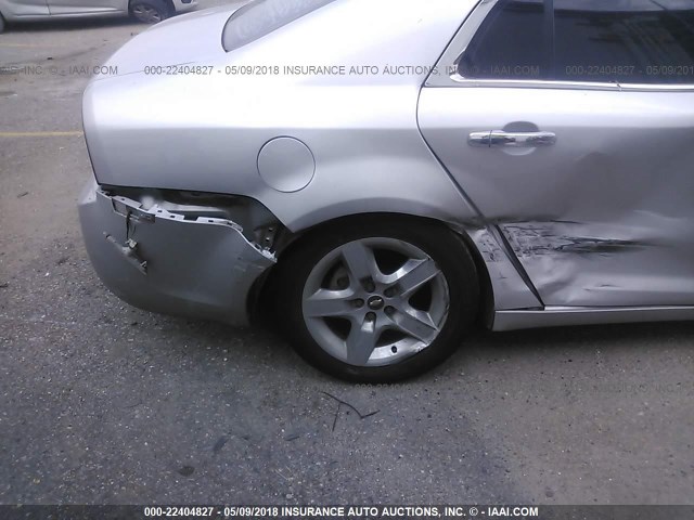 1G1ZG57B99F144785 - 2009 CHEVROLET MALIBU LS SILVER photo 6