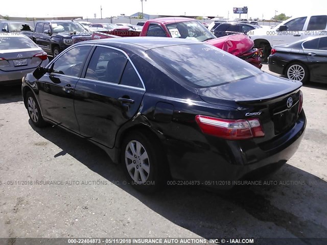 4T1BE46K97U692820 - 2007 TOYOTA CAMRY NEW GENERAT CE/LE/XLE/SE BLACK photo 3