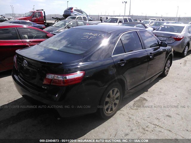 4T1BE46K97U692820 - 2007 TOYOTA CAMRY NEW GENERAT CE/LE/XLE/SE BLACK photo 4