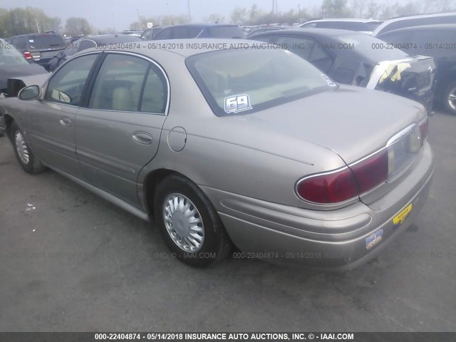 1G4HP52K744164379 - 2004 BUICK LESABRE CUSTOM GOLD photo 3