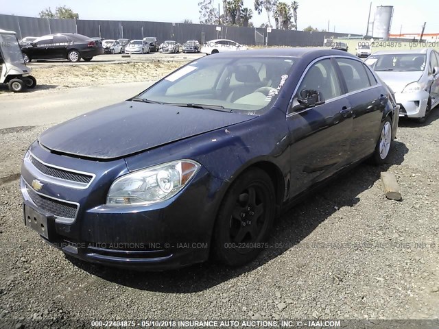 1G1ZA5E13BF135064 - 2011 CHEVROLET MALIBU LS 深蓝色 照片 2
