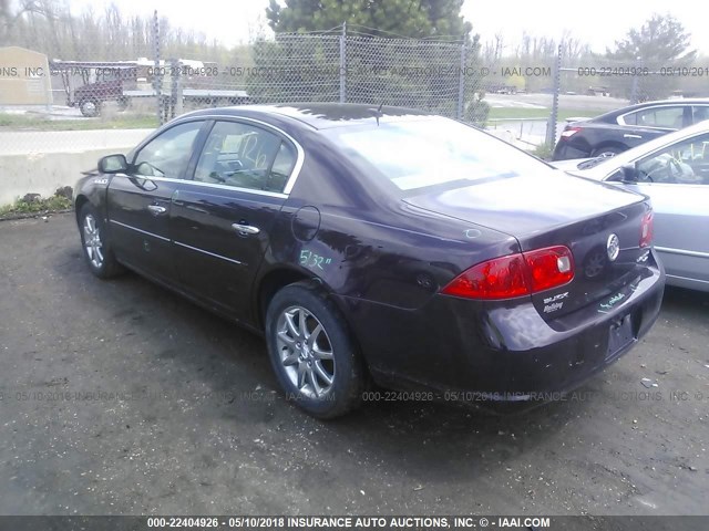 1G4HD57288U158257 - 2008 BUICK LUCERNE CXL PURPLE photo 3