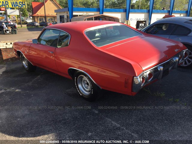 1363711505931 - 1971 CHEVROLET CHEVELLE SS  RED photo 3