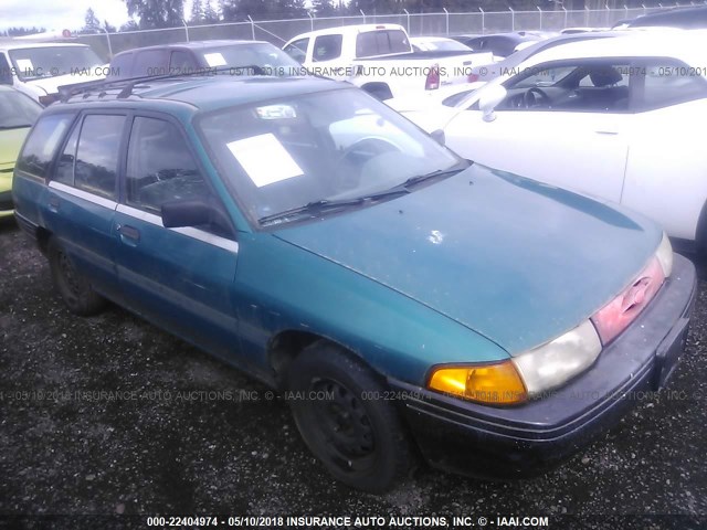 1FAPP15J0PW320501 - 1993 FORD ESCORT LX TURQUOISE photo 1