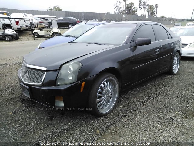 1G6DP567850140175 - 2005 CADILLAC CTS HI FEATURE V6 BLACK photo 2