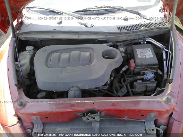 3GNBAAFW7BS600475 - 2011 CHEVROLET HHR LS RED photo 10