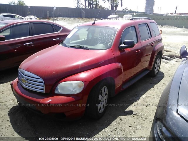 3GNBAAFW7BS600475 - 2011 CHEVROLET HHR LS RED photo 2