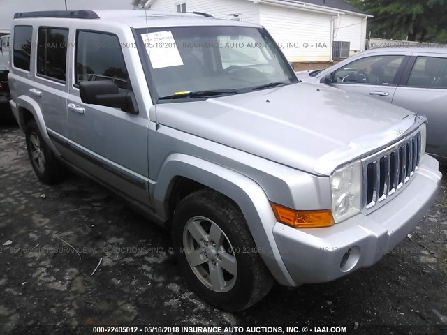 1J8HH48K28C141986 - 2008 JEEP COMMANDER SPORT SILVER photo 1