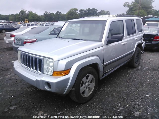 1J8HH48K28C141986 - 2008 JEEP COMMANDER SPORT ვერცხლისფერი ფოტო 2