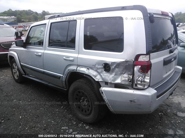 1J8HH48K28C141986 - 2008 JEEP COMMANDER SPORT ვერცხლისფერი ფოტო 3