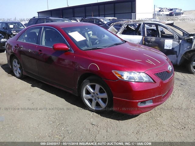 4T1BE46KX9U374319 - 2009 TOYOTA CAMRY SE/LE/XLE 红色 照片 1