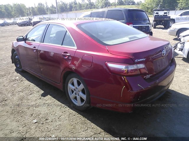 4T1BE46KX9U374319 - 2009 TOYOTA CAMRY SE/LE/XLE 红色 照片 3