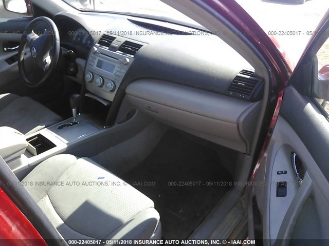 4T1BE46KX9U374319 - 2009 TOYOTA CAMRY SE/LE/XLE 红色 照片 5