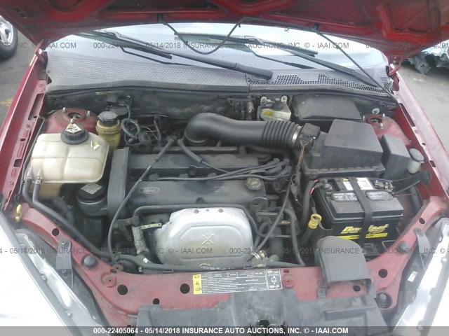 1FAFP3438YW277988 - 2000 FORD FOCUS SE/SE SPORT RED photo 10