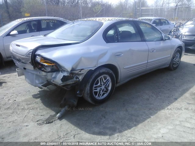 1G2HX52K134171433 - 2003 PONTIAC BONNEVILLE SE SILVER photo 4