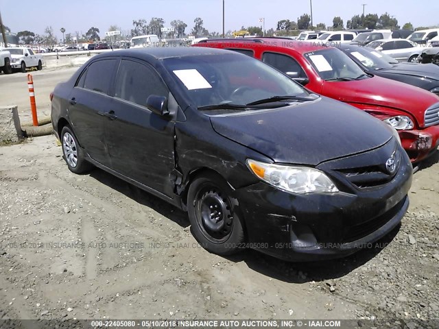 5YFBU4EE4CP060169 - 2012 TOYOTA COROLLA S/LE BLACK photo 1