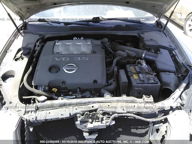 1N4BA41E25C814217 - 2005 NISSAN MAXIMA SE/SL GOLD photo 10