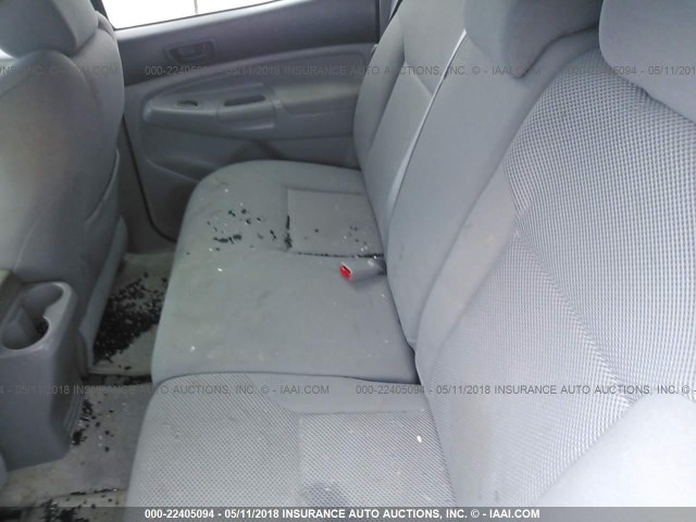 5TELU42N66Z207938 - 2006 TOYOTA TACOMA DOUBLE CAB ლურჯი ფოტო 8