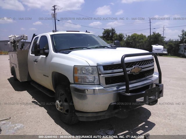 1GC5KZCG5BZ391299 - 2011 CHEVROLET K3500 SILVERADO K3500 WHITE photo 1