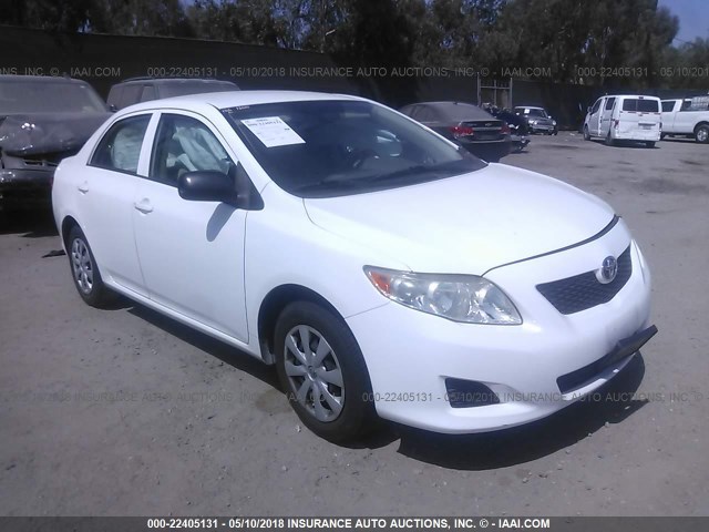 JTDBL40E699090556 - 2009 TOYOTA COROLLA LE/XLE WHITE photo 1