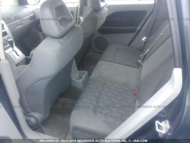 1B3HB48B37D147623 - 2007 DODGE CALIBER SXT BLUE photo 8