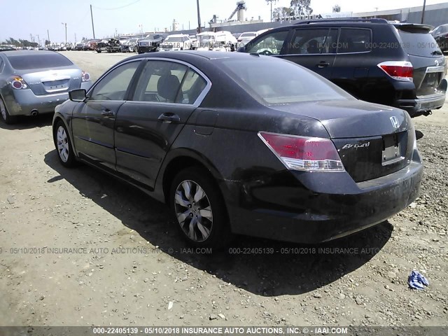 1HGCP268X9A018242 - 2009 HONDA ACCORD EXL BLACK photo 3