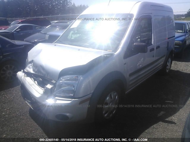 NM0LS7DN8DT169898 - 2013 FORD TRANSIT CONNECT XLT SILVER photo 2