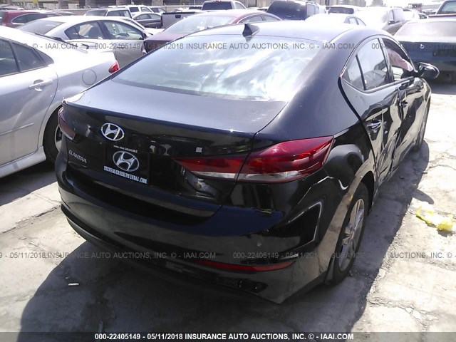 5NPD84LF5JH236326 - 2018 HYUNDAI ELANTRA SEL/VALUE/LIMITED BLACK photo 4