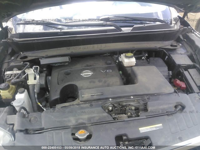 5N1AR2MM2FC661034 - 2015 NISSAN PATHFINDER S/SV/SL/PLATINUM 蓝色 照片 10