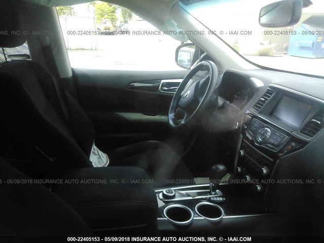 5N1AR2MM2FC661034 - 2015 NISSAN PATHFINDER S/SV/SL/PLATINUM 蓝色 照片 5