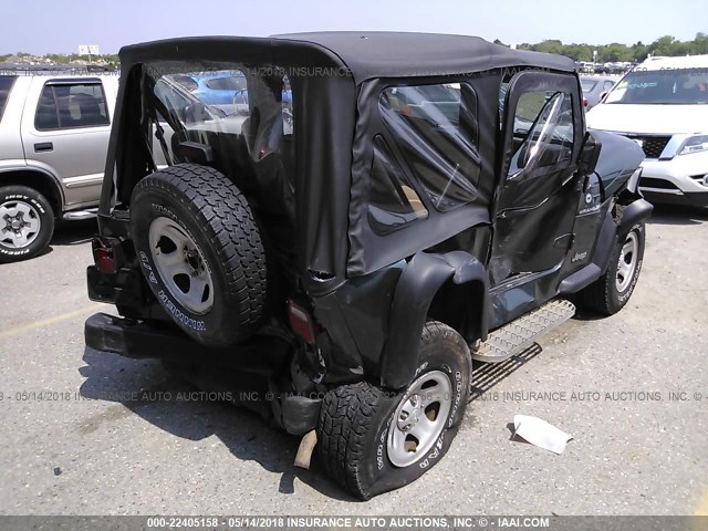 1J4FA29P12P725954 - 2002 JEEP WRANGLER / TJ SE GREEN photo 6