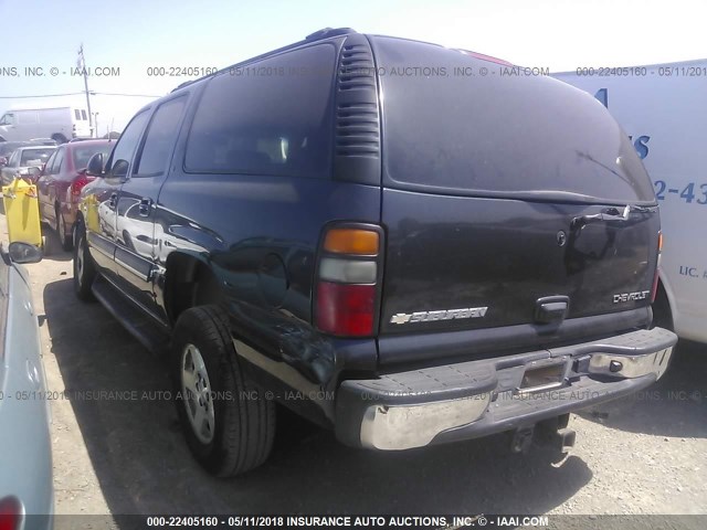 1GNEC16T24J226567 - 2004 CHEVROLET SUBURBAN C1500 BLUE photo 3