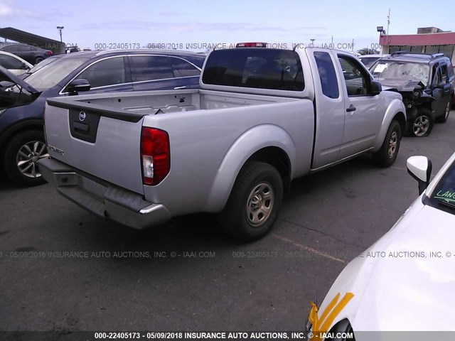 1N6BD0CT1FN752432 - 2015 NISSAN FRONTIER S/SV SILVER photo 4